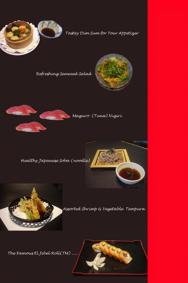 Sushi-Ya-GoGo Menu Sample #1